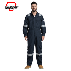 GUARDEVER Antistatic Shipyard Rig Oil and Gas Welding Fireproof FRC FR Flame Retardant Fire Resistant Uniform for Welder - Product Image 1