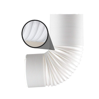 Accessoires de climatiseur mobile Tuyau d'échappement de chaleur télescopique Tuyau en fil d'acier PP épaissi pour la climatisation de ventilation