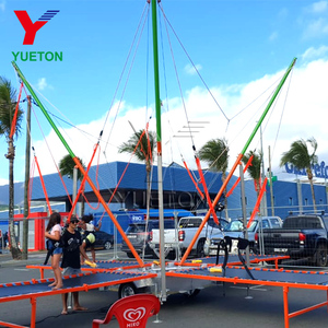 Trịnh Châu Yueton Xách Tay Trailer Gắn 4 Trong 1 Inflatable Nhảy Bungee <span class=keywords><strong>Trampoline</strong></span> Để Bán - Product Image 3