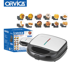 ORVICA Cross-Border European Standard Sandwich <b>Maker</b>, Multifunctional Kitchen and Home Use, 12-in-1 <b>Waffle</b> Breakfast <b>Maker</b> - Product Image 1