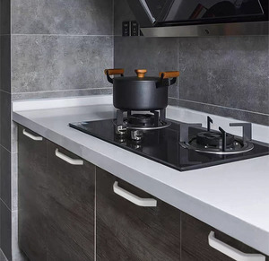Poignée de meuble de cuisine moderne en aluminium blanc, poignée longue pour porte de placard, tirette ronde pour tiroir - Grande Vente - Product Image 5