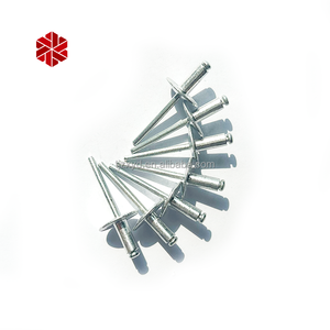 Cabeza de Brida Grande de acero de aluminio Remaches De Aluminio Tipo abierto Todos los tamaños Pop Núcleo ciego Remaches de tracción - Product Image 2