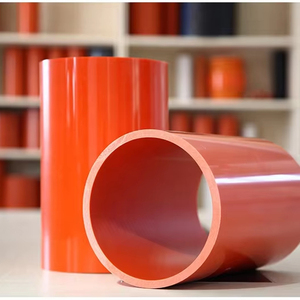 Tuyau de protection électrique en PVC/CPVC orange de haute qualité, connexion flexible pour usage industriel, haute pression - Product Image 1