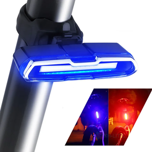 Luz trasera LED recargable por USB para Scooter MTB bicicleta luces delanteras LED piezas de repuesto de aluminio impermeables montaje en manillar - Product Image 1