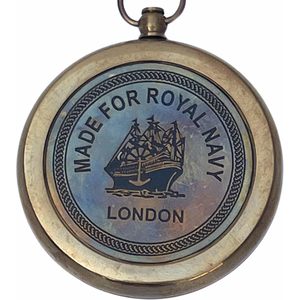 <b>Antique</b> Brass <b>Compass</b> Portable Pocket Size Hiking Navigation Pointer Dial Outdoor Use - Product Image 3