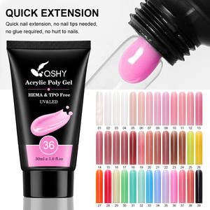 Gel Poly Acrylique HEMA TPO-Free Vegan 30ml pour Extension d'Ongles, 51 Couleurs, Longue Durée, Faible MOQ, Marque Privée OEM - Product Image 5