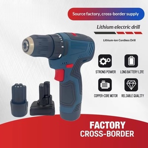 Oferta Especial Septiembre: Juego de Destornillador Eléctrico Inalámbrico de 12V con 2 Baterías y Estuche, 65N.m, Kit de Herramientas Eléctricas - Product Image 1