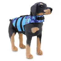 Roupa salva-vidas para cachorro, jaqueta à prova d' água para natação e animais de estimação