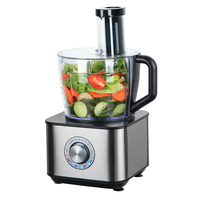 Robot culinaire professionnel 12-en-1 multifonction, machine de cuisine avec grand bol mélangeur de 3,2 L et accessoires standard