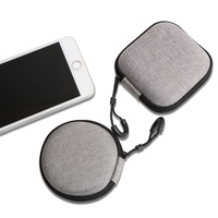 Boîte de charge ronde mini en EVA personnalisée, étanche, pour écouteurs, étuis de voyage pratiques avec service OEM/ODM