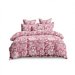 Juego de Ropa de Cama Queen Size con Dos Fundas de Almohada, Sábana Plana y Sábana Ajustable - 400 Hilos, Microfibra Tejida, Relleno de Poliéster Moderno - Product Image 1