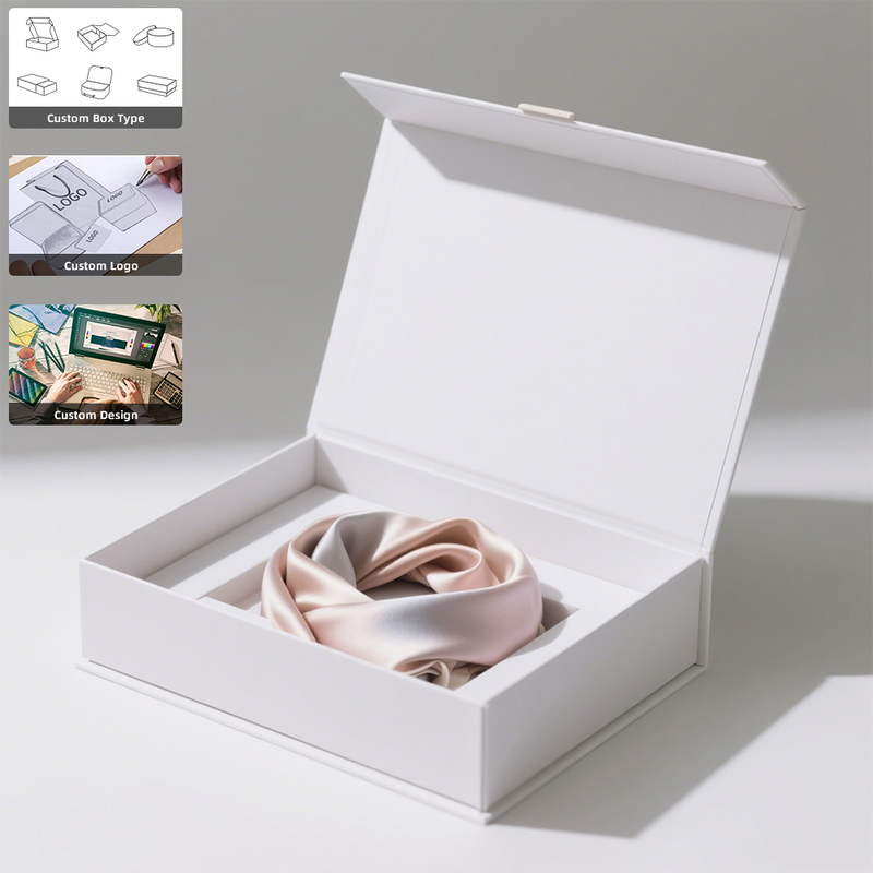 Biodegradable Clothes Accessories Rigid Packaging Luxury