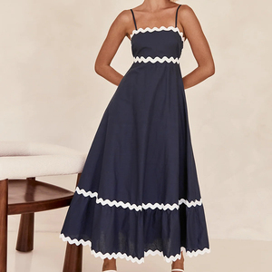 Nhà Máy Phụ Nữ Trực Tiếp, Thanh Lịch Ăn Mặc Bán Buôn Quần Áo 2024 Womens Dresses Phong Cách Satin Buổi Tối Ăn Mặc/ - Product Image 4