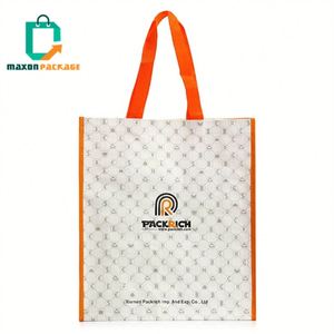 กระเป๋าช้อปปิ้งแบบใช้ซ้ำได้ทำโลโก้ PP แบบไม่ทอใช้ซ้ำได้ - Product Image 2