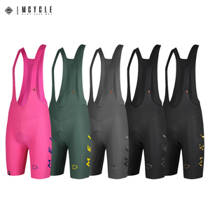 Pantalones Cortos de Ciclismo Personalizados OEM Mcycle, Transpirables, Compresivos, Sin Costuras, Acolchados, con Tirantes para Ciclismo - Product Image 4