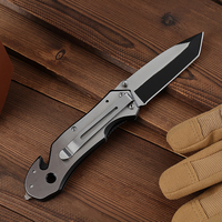 Cuchillo de Bolsillo Plegable Brasileño Bochen, Hoja de Acero Inoxidable 3Cr13, Punta Caída, Plateado, 20cm, Personalización OEM