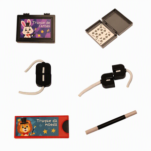 Kit de tours de magie : Boîte à corde, accessoire d'illusion scénique, facile à apprendre, nouveauté amusante pour les fêtes d'enfants, cadeau promotionnel, logo personnalisé - Product Image 2