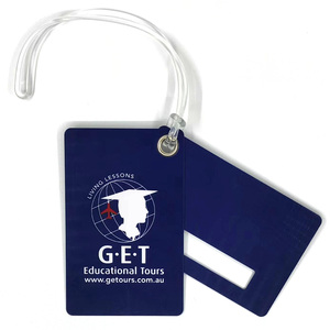 Nhà Máy Bán buôn Chất lượng cao tùy chỉnh in cứng nhựa PVC Golf Bag tag hành lý du lịch hành lý tag - Product Image 2