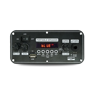 Puxador de barra de som para amplificador de áudio, alto-falante portátil 2x10W, placa de decodificação para MP3, módulo <span class=keywords><strong>Bluetooth</strong></span> de 3.7V, acessório para MP3 player digital - Product Image 1