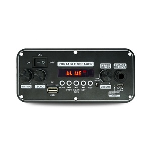 Puxador de barra de som para amplificador de áudio, alto-falante portátil 2x10W, placa de decodificação para MP3, módulo Bluetooth de 3.7V, acessório para MP3 player digital