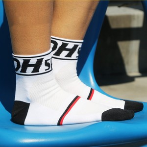 Chaussettes de sport imprimées pour hommes et femmes, tricotées, mi-mollet, pour activités d'automne : course à pied, cyclisme, basketball, randonnée - Product Image 4