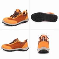 Chaussures de sécurité ACE d'été basses à lacets, respirantes, en daim et maille, avec semelle extérieure en PU, semelle intermédiaire en fer, anti-perforation, embout en acier, pour l'industrie et l'usine