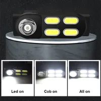 Helius lampu utama Cob portabel multifungsi, lampu Led model baru, Mini, dapat diisi ulang Usb, menembak jarak jauh, Multifungsi