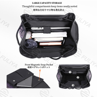 Fuliya Sac de créateur de luxe laser avec logo personnalisé Sac à dos unisexe léger de grande capacité pour étudiants d'université Sac à dos pour ordinateur portable pour hommes d'affaires