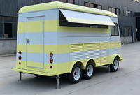 Remorque de restauration mobile en gros pour usine, avec équipement de cuisine complet, barbecue robuste pour les vendeurs ambulants de brochettes