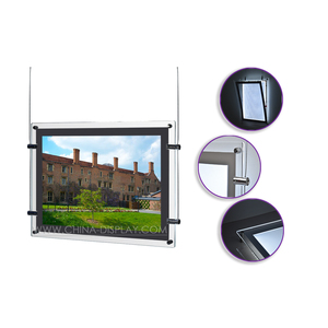 Supports de panneaux publicitaires lumineux en acrylique pour agences de voyage A2 A3 A4, à fixer au mur, pour la vente au détail - Product Image 6