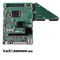 NOUVEAU LGA1151 Intel Core Pentium Celeron 6 LAN 2 SFP 8X PCIE ByPass DDR4 128GB Industrial Firewall Motherboard