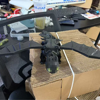 Modèle d'ornement de bureau lumineux Dragon volant imprimé en 3D transfrontalier, articulations mobiles, ailes déployables, rotatif, jouet de type Toothless