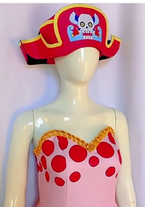 Femme Big Mom Anime Charlotte Linlin Cosplay Costume AOKG-008-22 avec des robes élégantes pour Halloween - Product Image 4