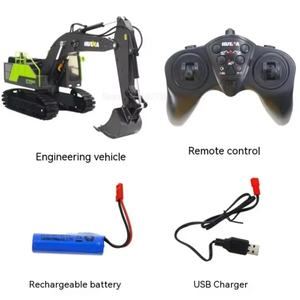 รถขุดบังคับวิทยุ SJY-1661 รุ่นใหม่ อัพเกรดแล้ว ขนาด 1:18 11 ช่องสัญญาณ วัสดุกึ่งโลหะ พร้อมฟังก์ชั่นควันแบบอัพเกรด - Product Image 6