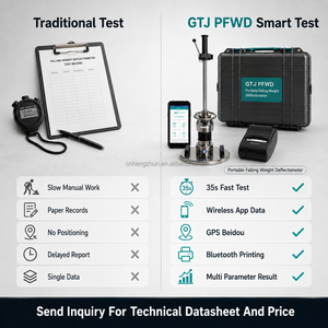 Tester Portatile per la Deflessione del Pavimento GTJ PFWD, Misuratore Rapido di Rigidità del Fondamentale Stradale per Ispezione sul Campo con Report Mobile - Product Image 6