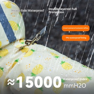 Impermeable para Perros de Todas las Estaciones con Correa, Diseño de Piña, Diseño Integral de Cuatro Patas para Perros Pequeños y Teddy <span class=keywords><strong>Bichon</strong></span> - Product Image 4