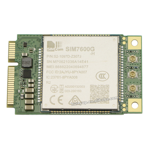 SIM7600G-PCIE complet multibande LTE-FDD/LTE-TDD/HSPA +/UMTS/BORD/GPRS/GSM module avec adaptateur PCIE conseil