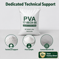 Polvo de PVA 2488 de Alta Pureza, Grado Industrial, Malla 120, para Masilla de Pared, Proveedor Profesional de Exportación, Venta Caliente