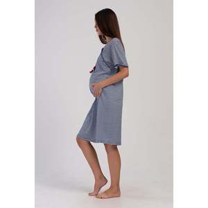 Tunique de grossesse à manches courtes et double poche pour femme - Product Image 3