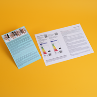 Flyers brillants double face personnalisés en gros Papier offset design gratuit Impression de facture publicitaire Papier cartonné promotionnel