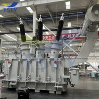 Transformateur de puissance à trois enroulements entièrement étanche immergé dans l'huile, norme IEC/CUL/CE, 50 MVA, 63 MVA, 110 kV, 34,5 kV, cuivre/aluminium, 50/60 Hz
