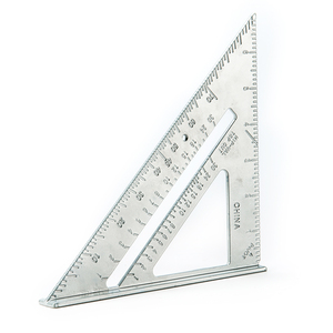 Metall Multifunktions Edelstahl Aluminium legiert Winkel Dreieck Skala Lineal für Zimmermann dreieckiges Quadrat Lineal - Product Image 3