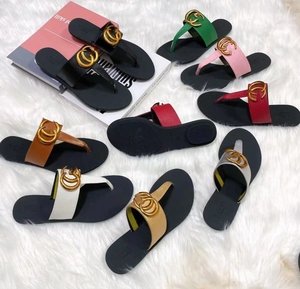 Nuovi arrivi: scarpe basse di lusso dal design alla moda, scarpe casual da esterno, ciabatte leggere in vera <span class=keywords><strong>pelle</strong></span> a quadri, sandali da <span class=keywords><strong>donna</strong></span> - Product Image 5
