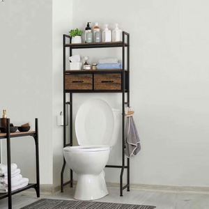 Space-Saving Toilet Washing Machine Bathroom Storage Rack Multi-Purpose Bathroom Storage Modern Bathroom Storage Rack Modern - Product Image 5
