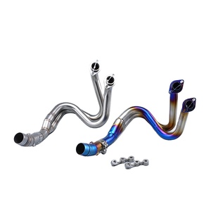 Sistema de <span class=keywords><strong>Escape</strong></span> Stealth <span class=keywords><strong>para</strong></span> Kawasaki <span class=keywords><strong>ER6N</strong></span> Versys 650 Z650 Ninja 650, Conexión Delantera Central, Tubo de Enlace con Sensor Deslizante, Modelo 2020-2023 - Product Image 1