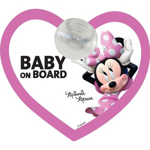 Segnale con ventosa per bambino a bordo Disney Minnie Mouse - Product Image 1
