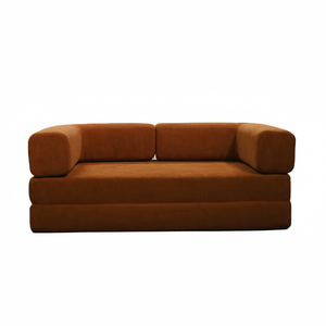 Canapé-lit convertible moderne Sandcastle avec rembourrage en tissu pour appartement et hôtel - Product Image 1