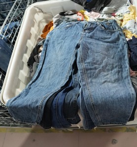 Jeans Usati da Donna a Gamba Larga in Denim, Stile Plazo, Vendita all'Ingrosso per il Mercato Africano 38-100Kg - Product Image 6