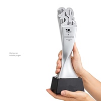 Trofeo Personalizado de Resina con Impresión por Transferencia de Calor 2026, Trofeo Creativo para Competencia, Premio al Personal Destacado, Trofeo para Reunión Anual