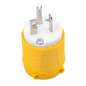 USA Standard 3-poliger Stecker 20 Ampere 125 Volt NEMA 5-20P Industrieller Hochleistungs-Grade-Stecker Stecker mit gerader Klinge